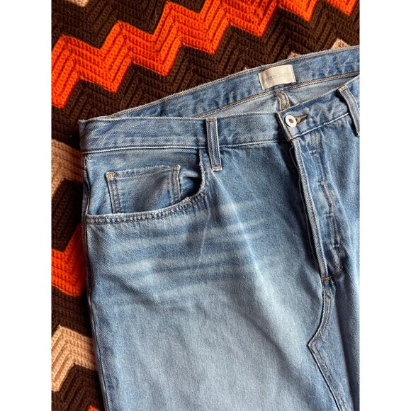 Favorite Daughter NWOT The Sunny Low Slung Denim Maxi Skirt sz 33 - Picture 3 of 11